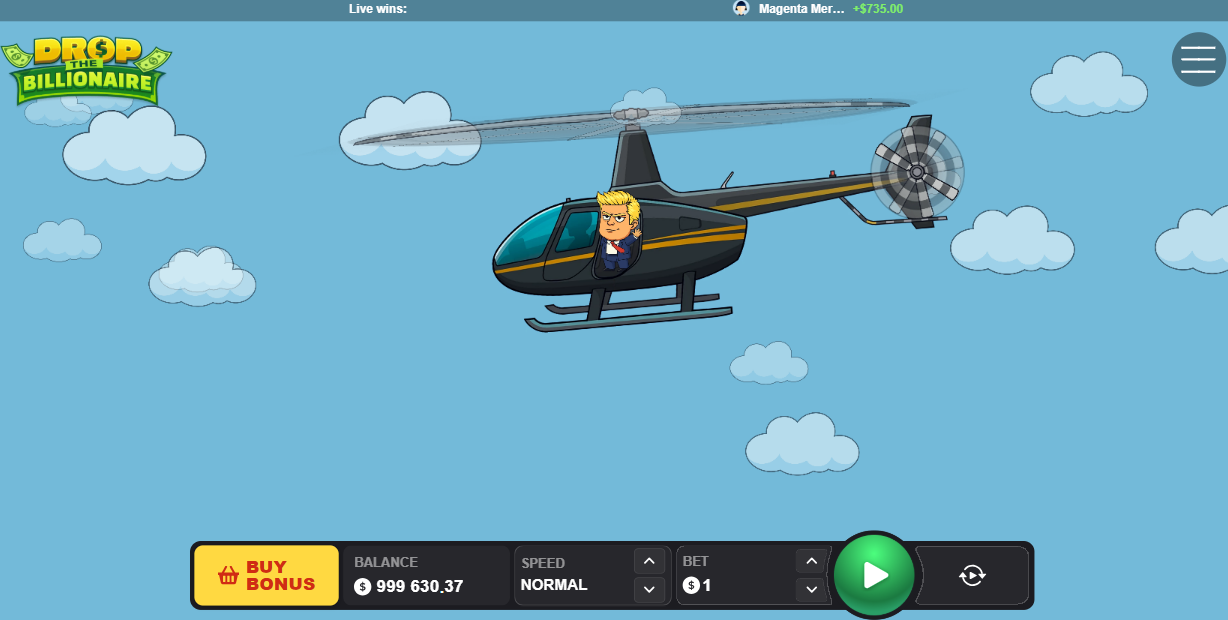 الهليكوبتر في بداية جولة Drop The Billionaire